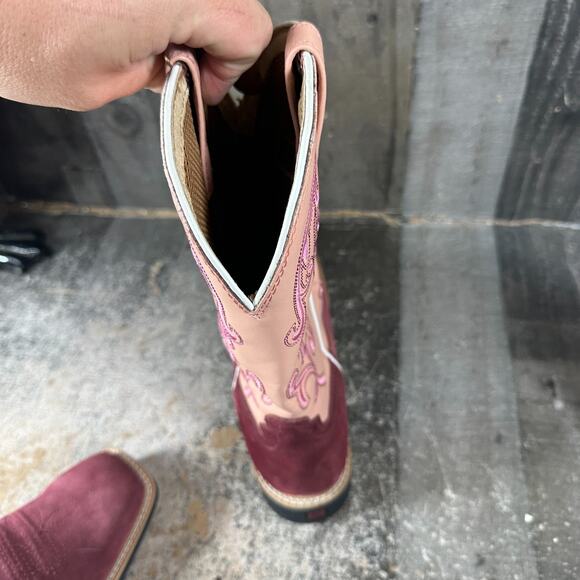 Twisted X Women's size 8.5B Cowgirl Square Toe Boots WTH0020 Embroidered NWOB - Picture 5 of 14